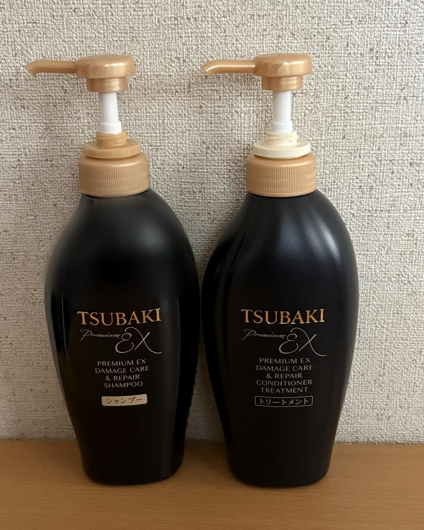 TSUBAKI プレミアムEX ダメージケア&リペア シャンプー/コンディショナートリートメント/TSUBAKI/シャンプー・コンディショナーを使ったクチコミ(1枚目)