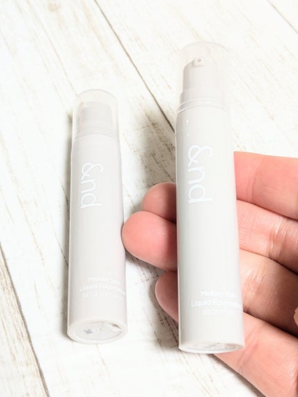 メロウスキンリキッドファンデーション/&nd by rom&nd/リキッドファンデーションを使ったクチコミ(4枚目)