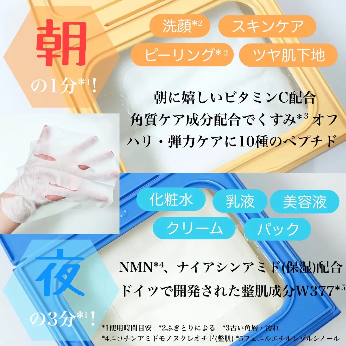 サボリーノ メガショット 朝用ツヤピールマスク CC/サボリーノ/シートマスク・パックを使ったクチコミ（2枚目）