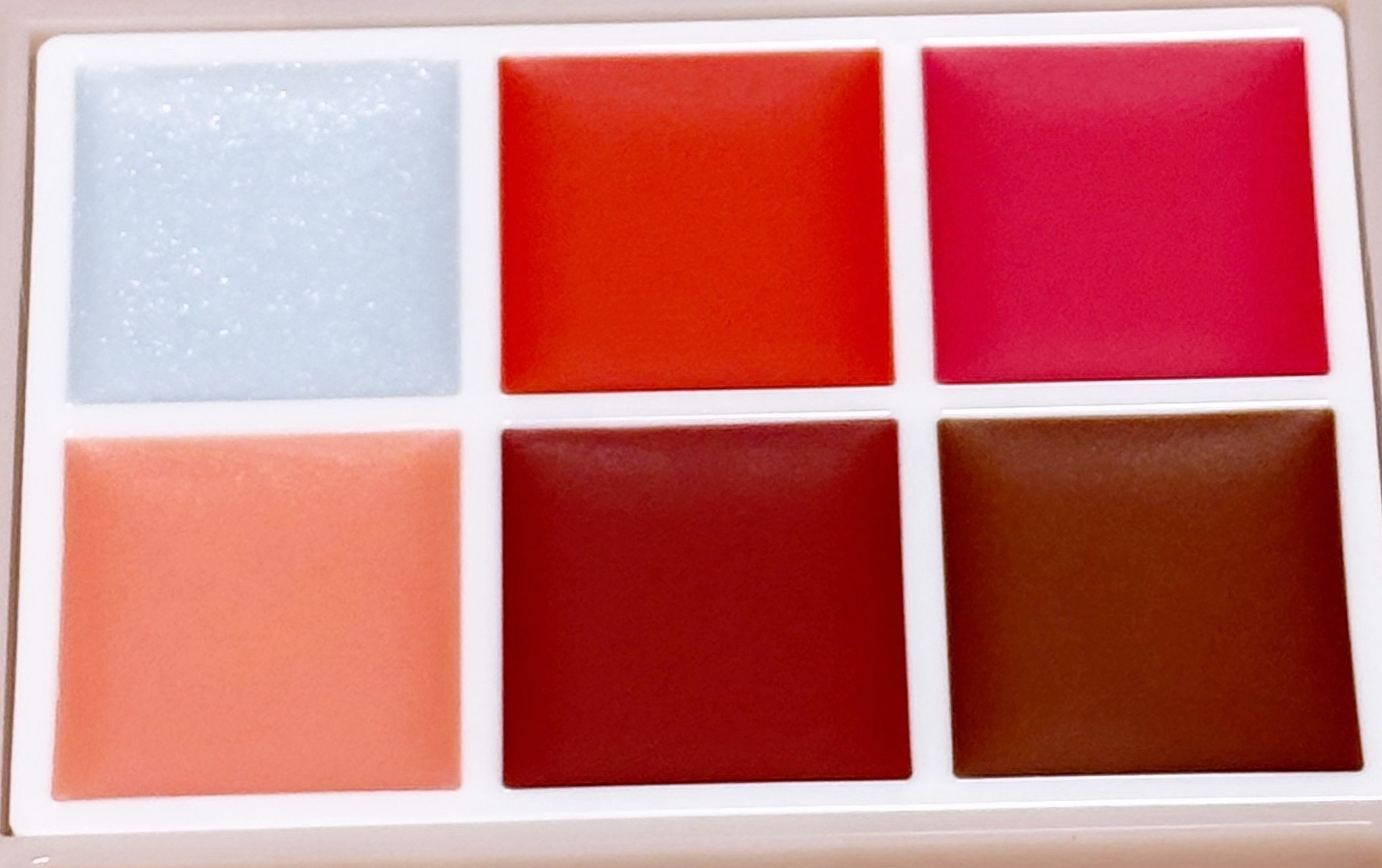 upink × make YOU up ピーチムードリップパレット/upink/口紅を使ったクチコミ（2枚目）