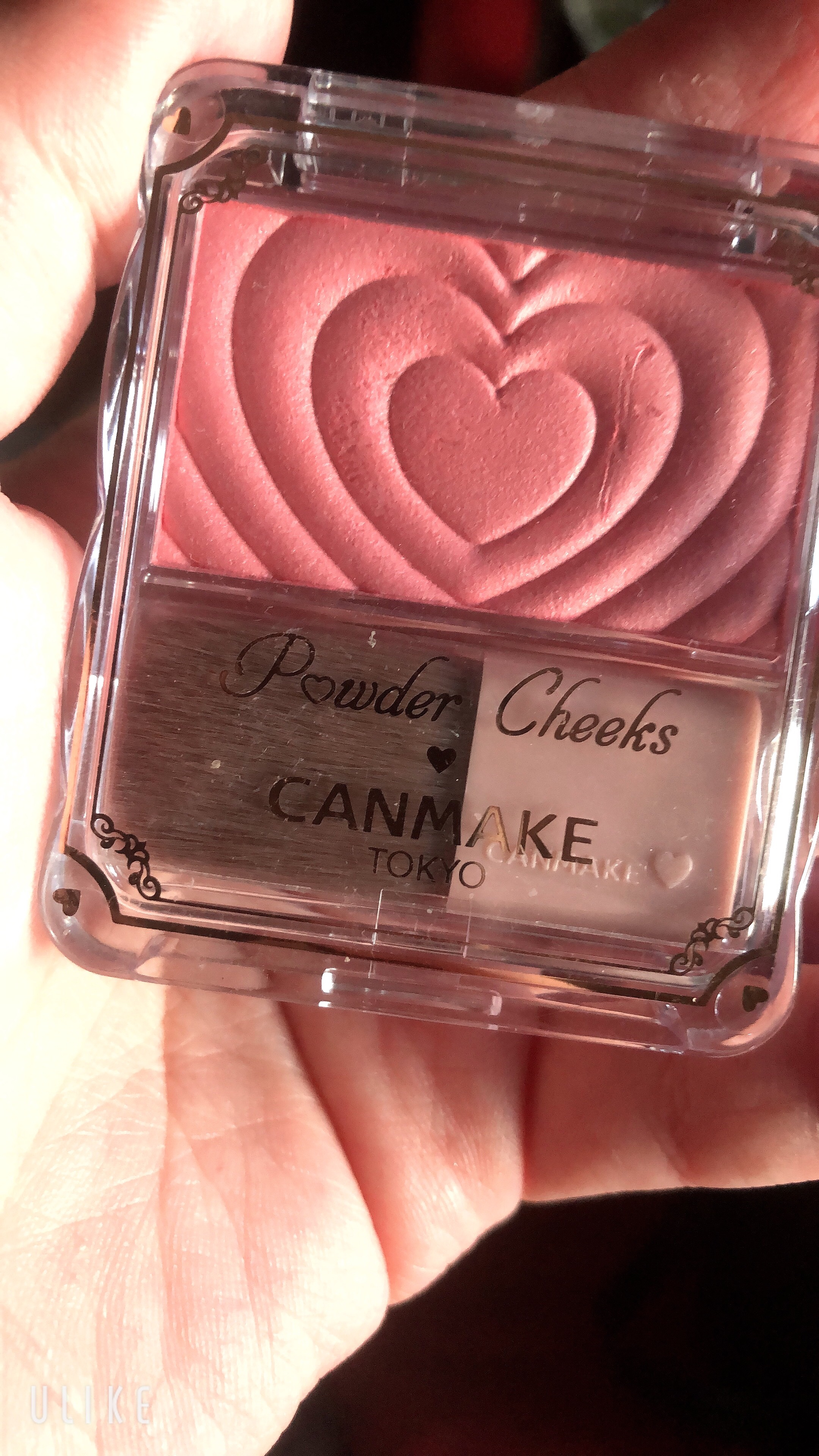 パウダーチークス P01 パワフルピンク/キャンメイク/パウダーチークを使ったクチコミ（2枚目）