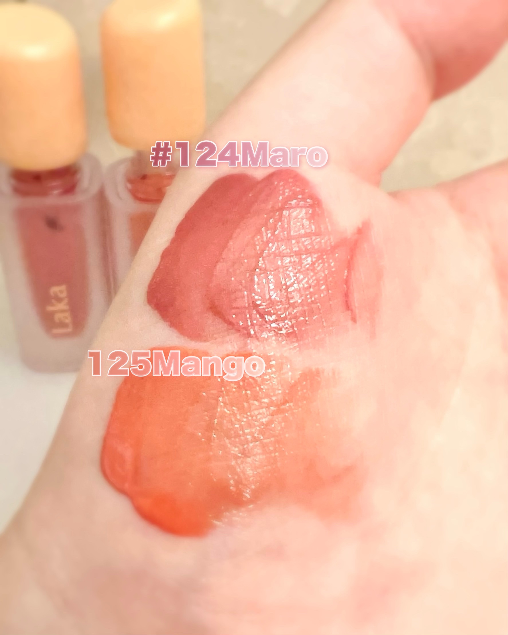 フルーティーグラムティント/Laka/リップティントを使ったクチコミ（3枚目）