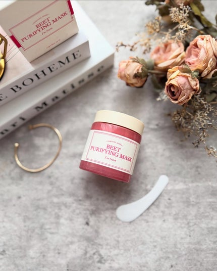 ビーツピュリファイングフェイスマスク/I'm from/洗い流すパック・マスクを使ったクチコミ(2枚目)