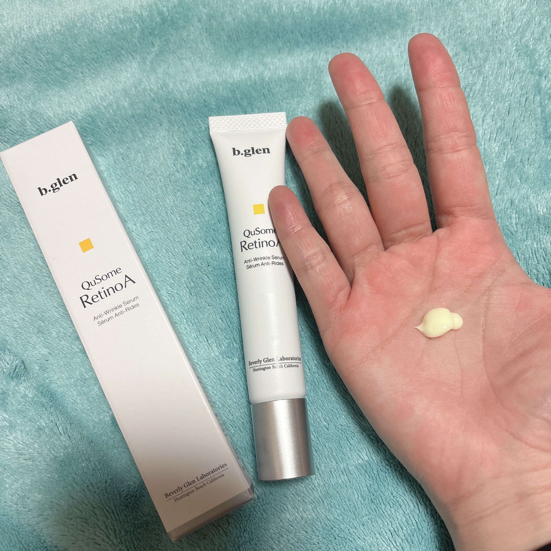QuSomeレチノA/b.glen/美容液を使ったクチコミ（2枚目）