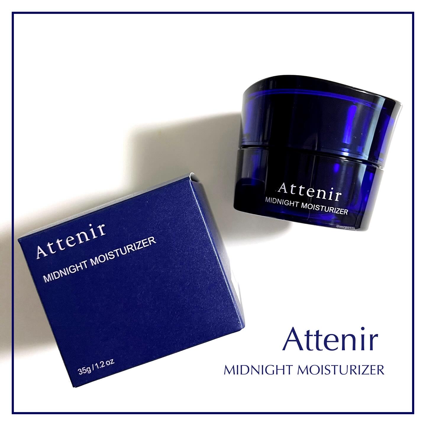 アテニア ミッドナイトモイスチャライザー/アテニア/フェイスクリームを使ったクチコミ（1枚目）