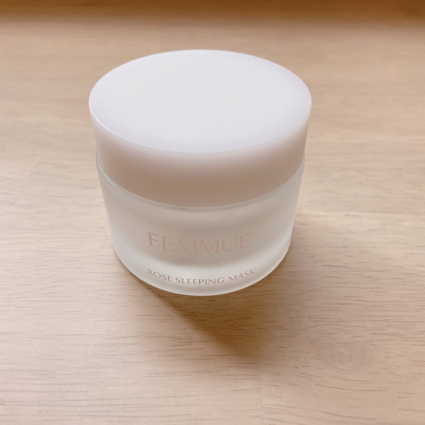 ローズウォーター スリーピングマスク/FEMMUE/フェイスクリームを使ったクチコミ(2枚目)