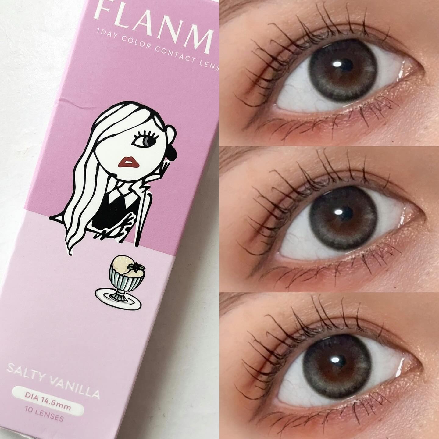 FLANMY 1day/FLANMY/ワンデー（１DAY）カラコンを使ったクチコミ（3枚目）