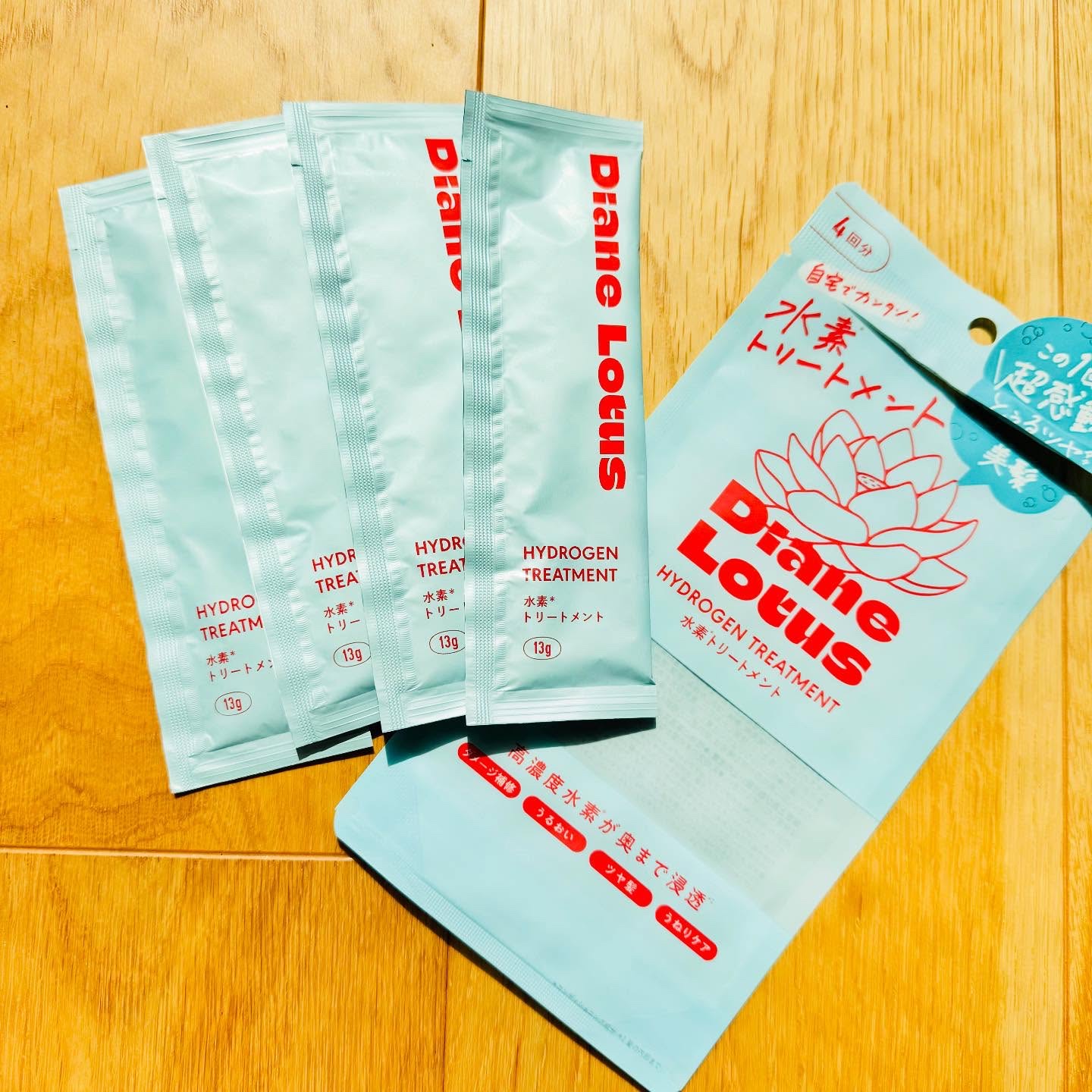 ロータス 水素トリートメント ティー＆シトラスの香り/ダイアン/洗い流すヘアトリートメントを使ったクチコミ（2枚目）