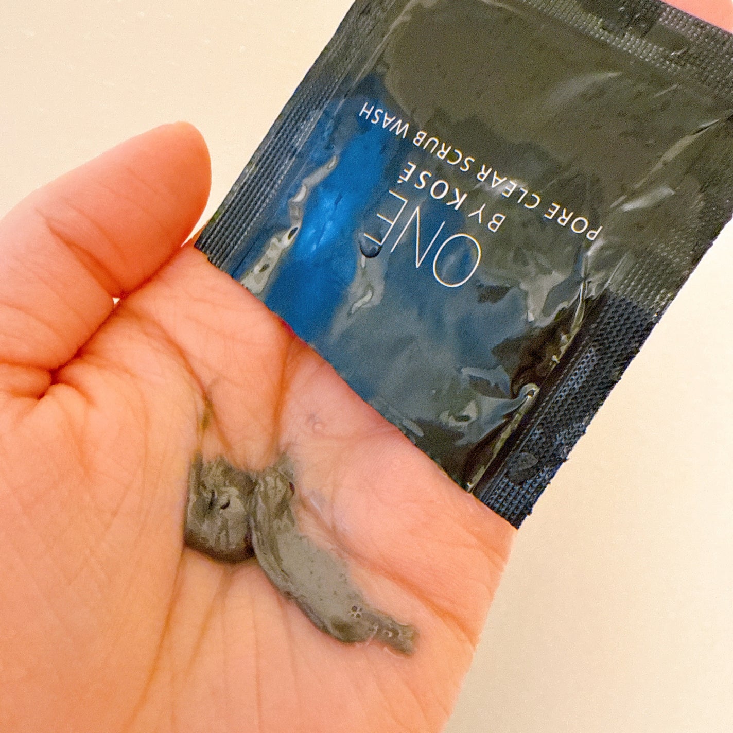 ポアクリア スクラブ ウォッシュ/ONE BY KOSE/洗顔フォームを使ったクチコミ(1枚目)