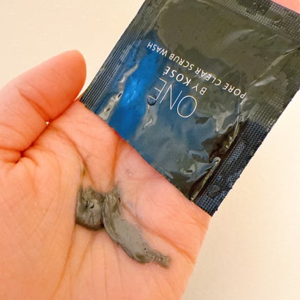 ポアクリア スクラブ ウォッシュ/ONE BY KOSE/洗顔フォームを使ったクチコミ(1枚目)