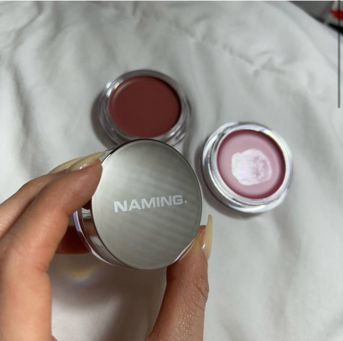 ネーミング　ソフティクリームブラッシュ/NAMING./ジェル・クリームチークを使ったクチコミ（1枚目）