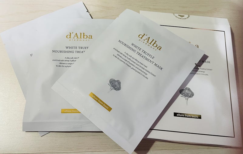 ホワイトトリュフナリシングトリートメントマスク/ダルバ/シートマスク・パックを使ったクチコミ（3枚目）