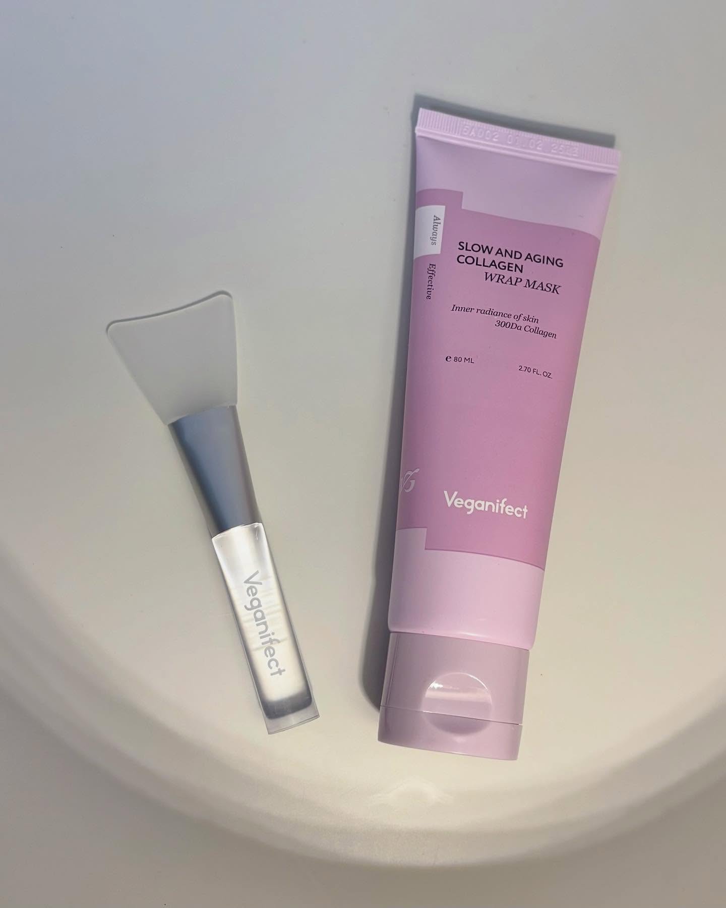 塗るマスクパック低分子コラーゲンマスク /Veganifect/洗い流すパック・マスクを使ったクチコミ（1枚目）