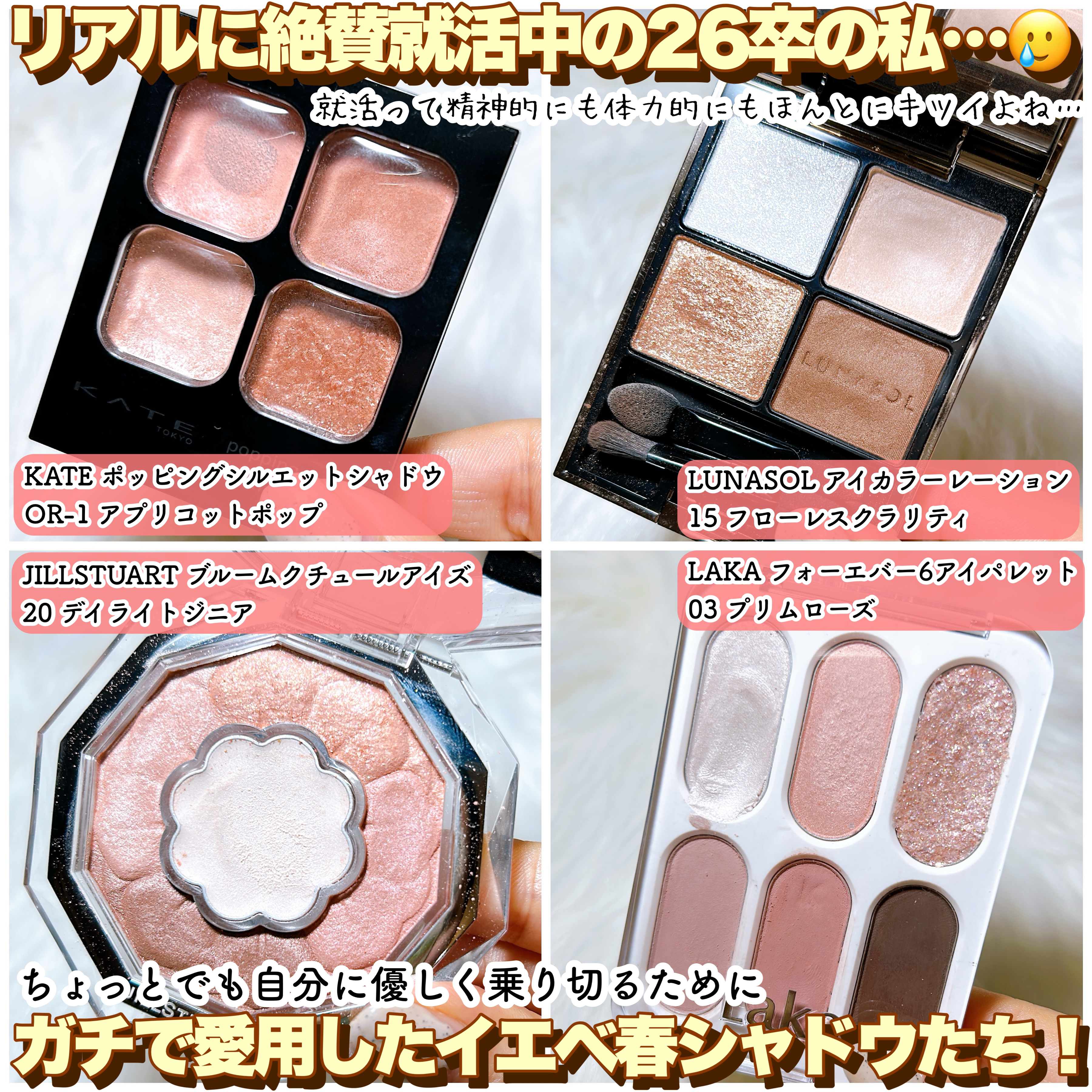 フォーエバー6アイパレット/Laka/アイシャドウパレットを使ったクチコミ（2枚目）