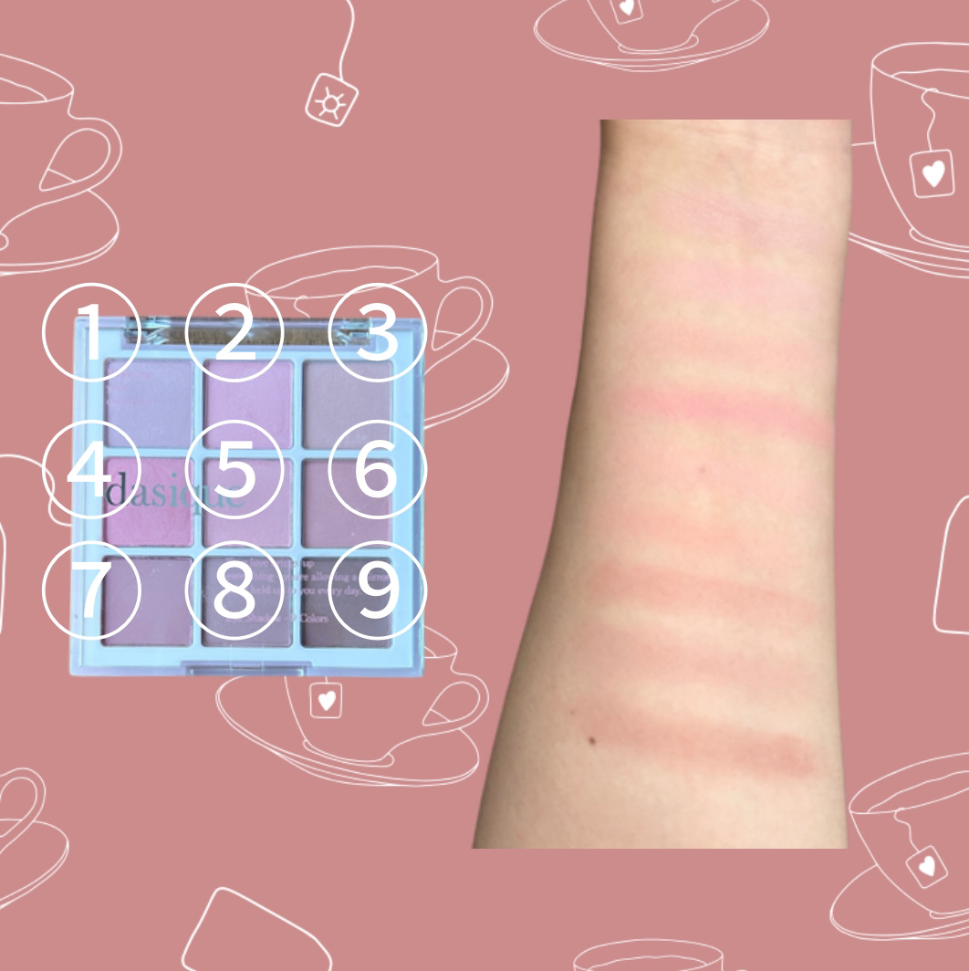 シャドウパレット/dasique/アイシャドウパレットを使ったクチコミ（2枚目）