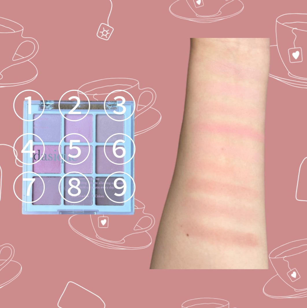 シャドウパレット/dasique/アイシャドウパレットを使ったクチコミ(2枚目)