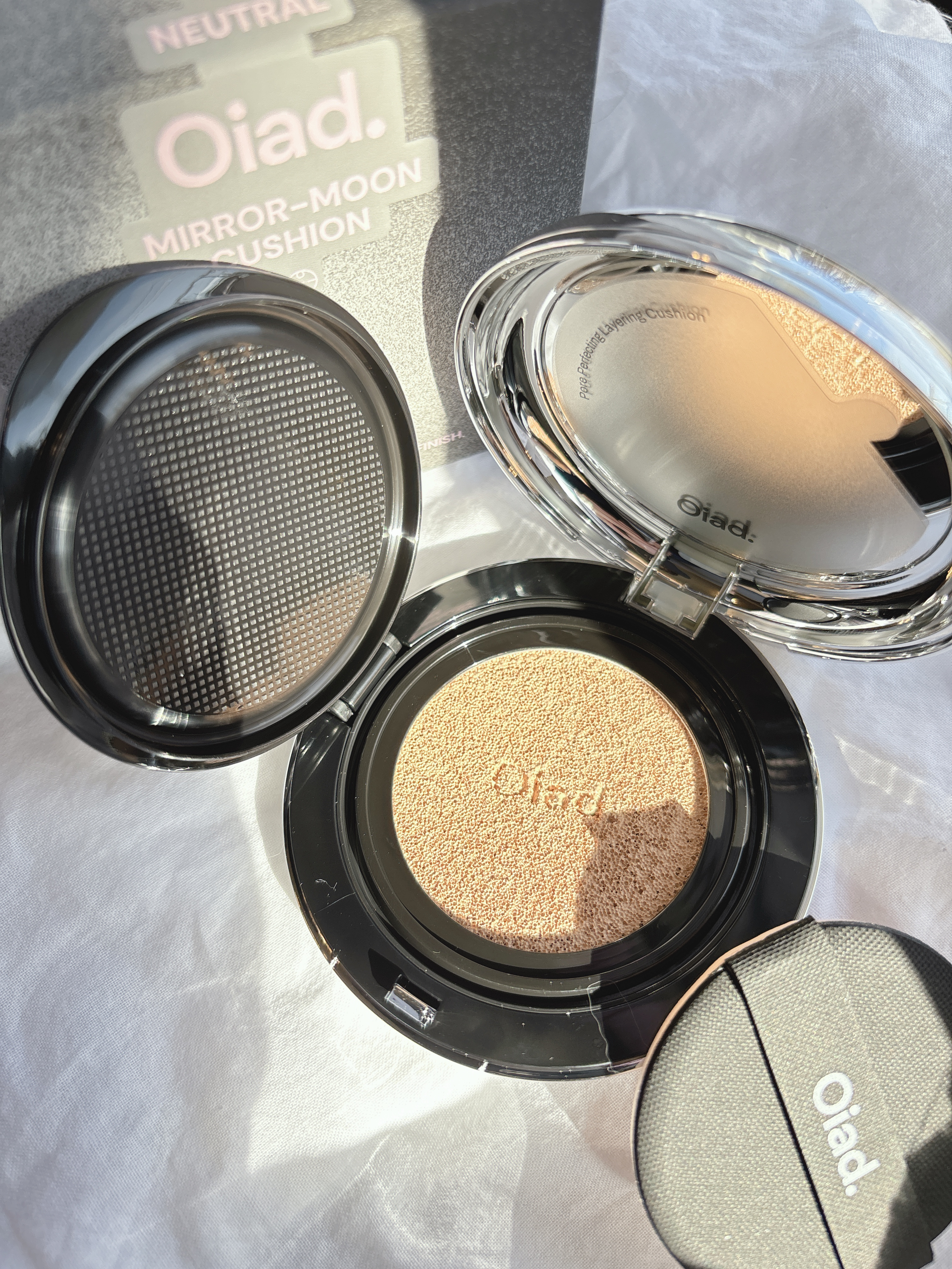 ポアパーフェクティング ミラームーンクッション/oiad/クッションファンデーションを使ったクチコミ（2枚目）
