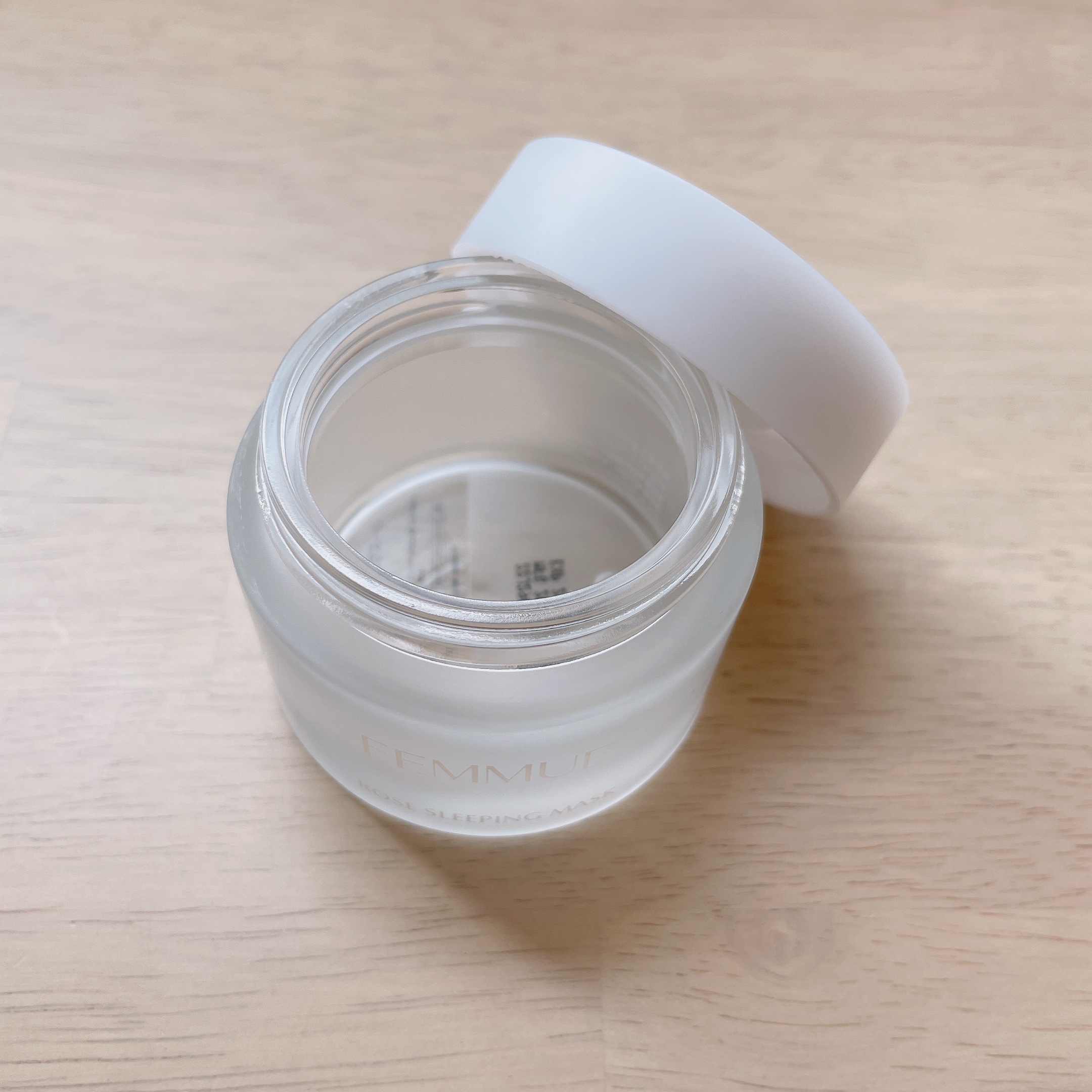 ローズウォーター スリーピングマスク 50g/FEMMUE/フェイスクリームを使ったクチコミ（1枚目）