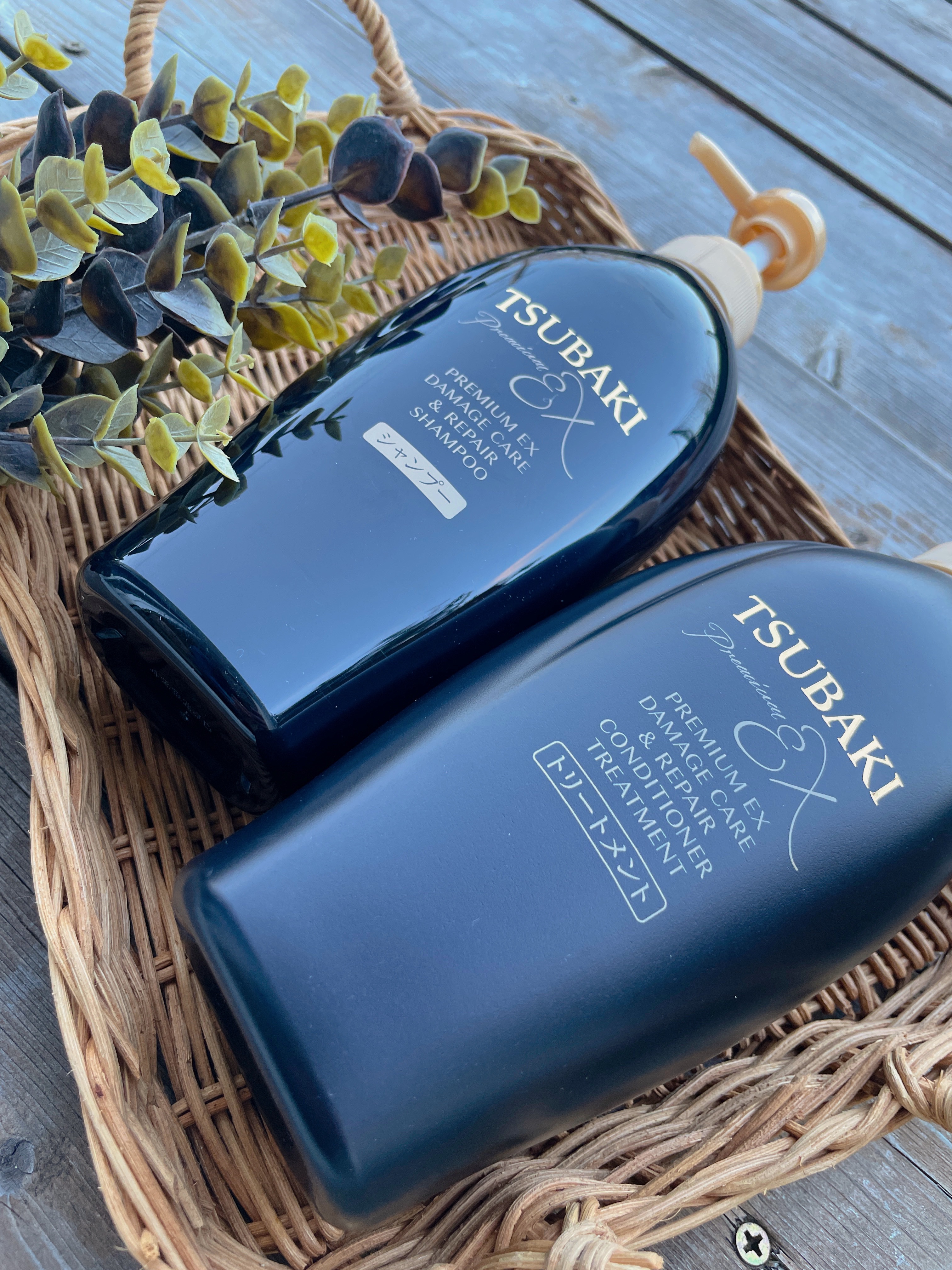 TSUBAKI プレミアムEX ダメージケア＆リペア シャンプー/コンディショナートリートメント/TSUBAKI/シャンプー・コンディショナーを使ったクチコミ（1枚目）