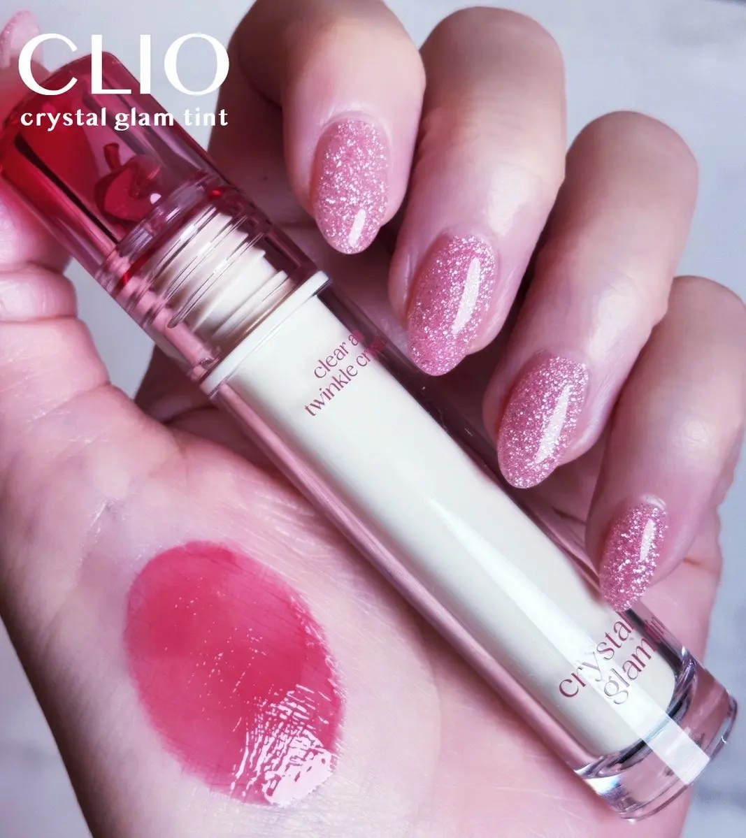 クリスタル グラム ティント 18 フレッシュアップル(FRESH APPLE)/CLIO/リップティントを使ったクチコミ（1枚目）