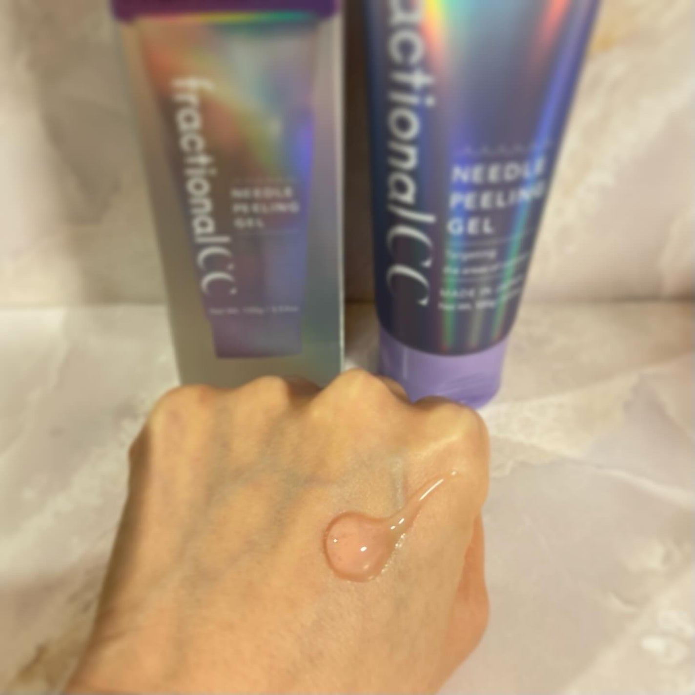 ニードルピーリングジェル/fractionalCC/ピーリングを使ったクチコミ(3枚目)