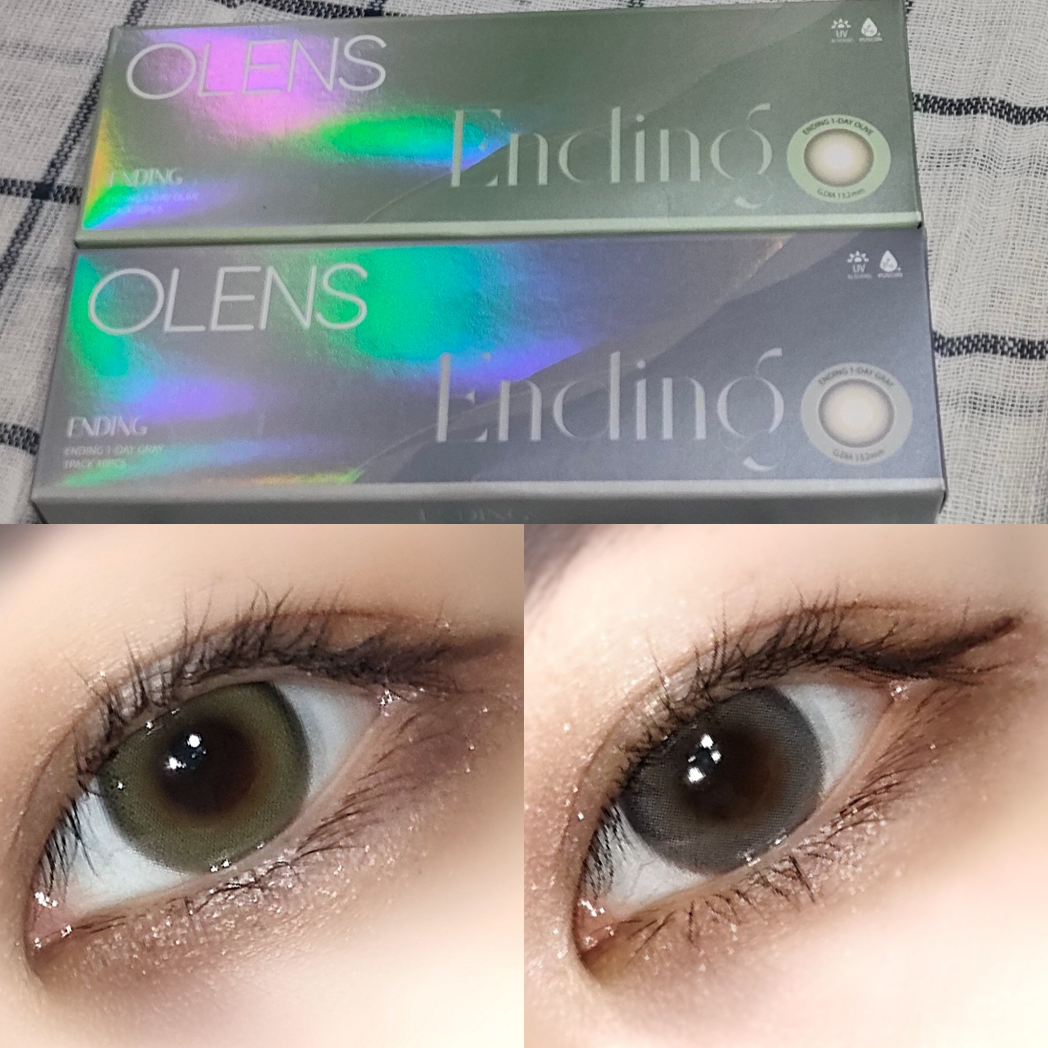 Ending 1day/OLENS/ワンデー（１DAY）カラコンを使ったクチコミ（1枚目）