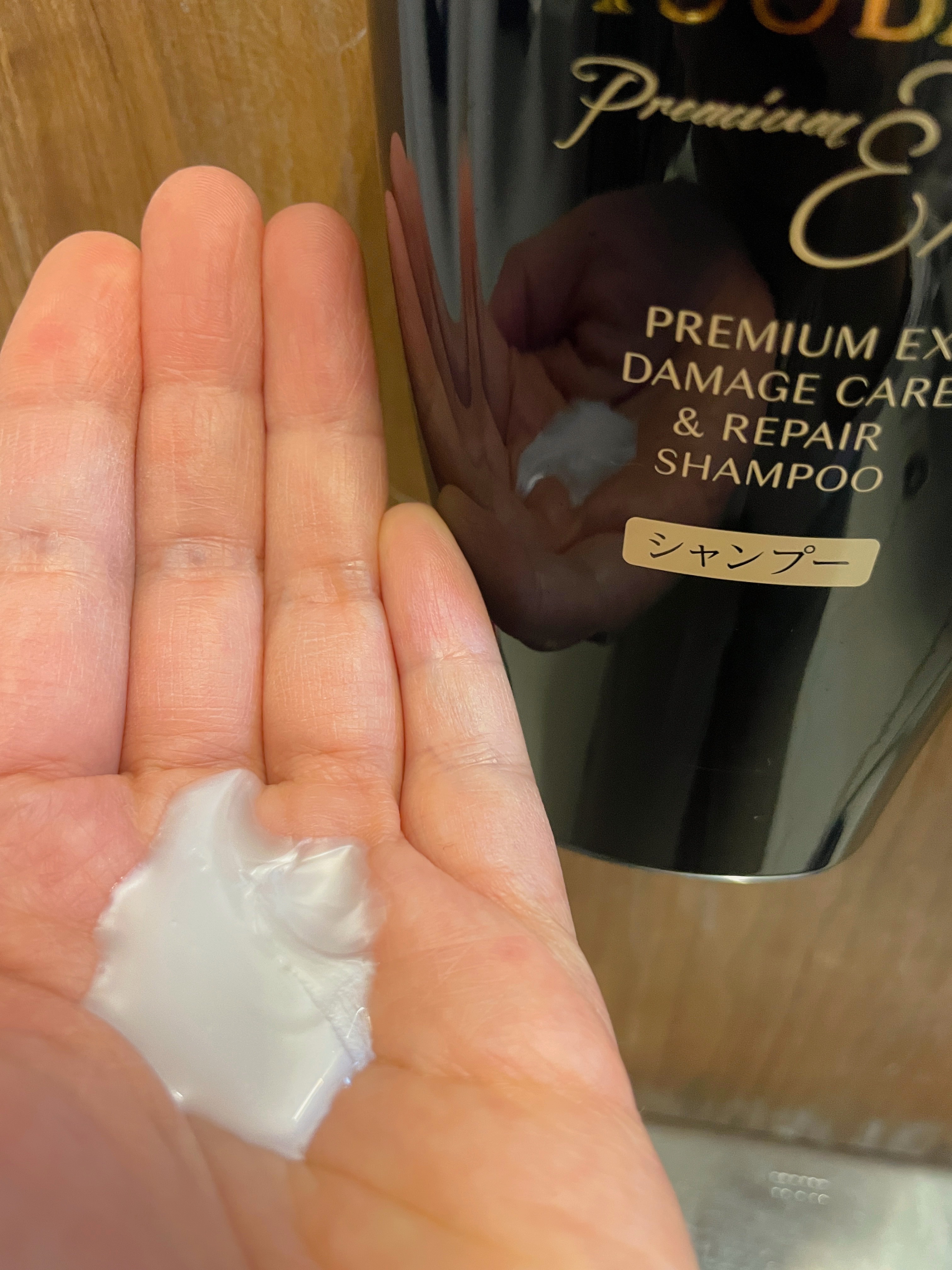 TSUBAKI プレミアムEX ダメージケア＆リペア シャンプー/コンディショナートリートメント/TSUBAKI/シャンプー・コンディショナーを使ったクチコミ（2枚目）