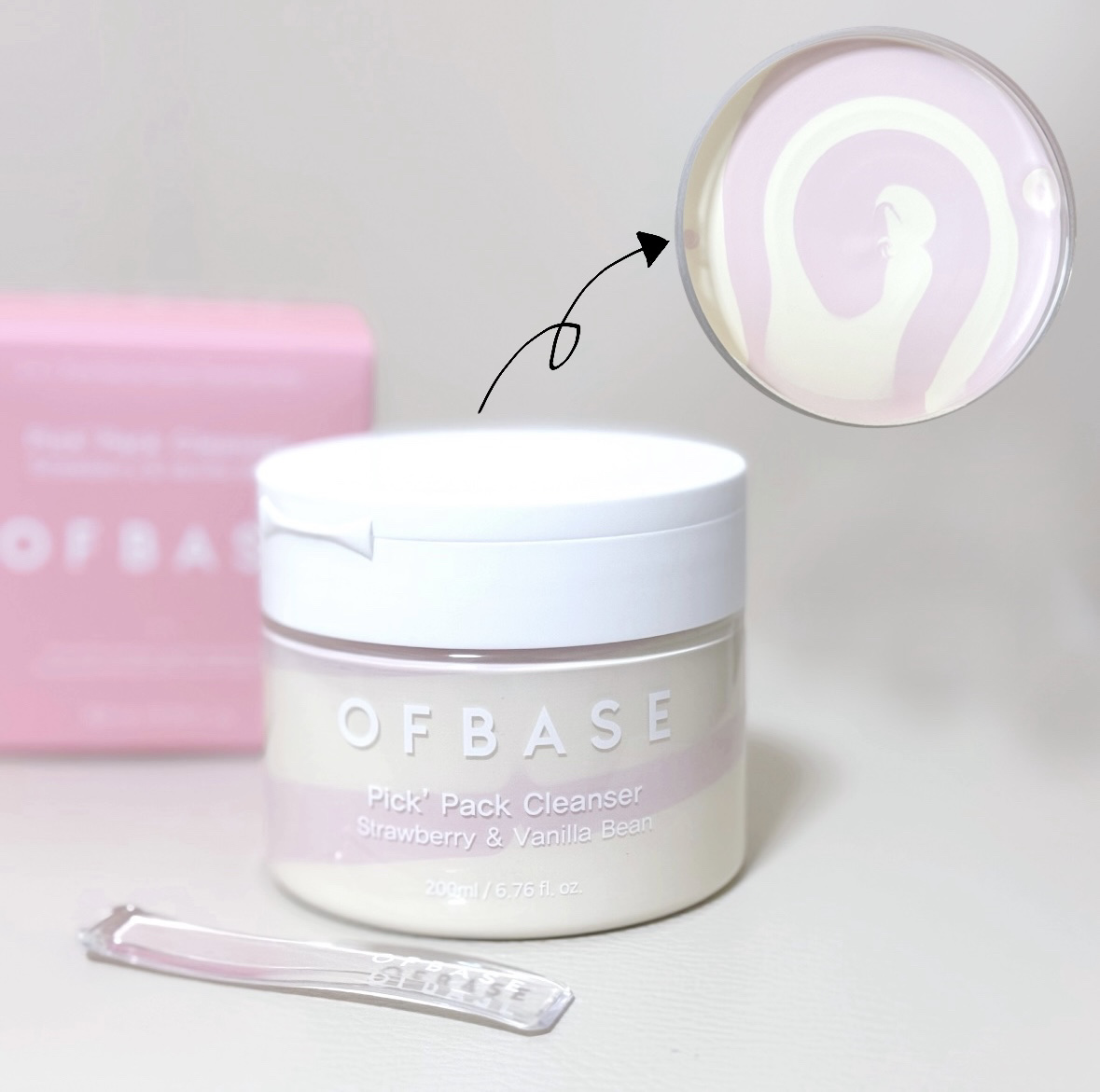 ピックパッククレンザー イチゴ&バニラビーン/OFBASE/洗い流すパック・マスクを使ったクチコミ（1枚目）