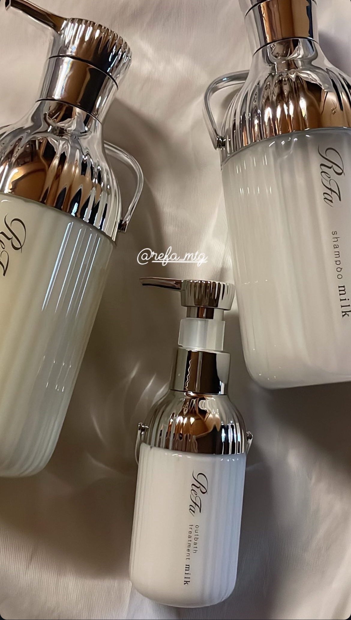 リファミルクプロテインシャンプー/トリートメント/ReFa/シャンプー・コンディショナーを使ったクチコミ(1枚目)