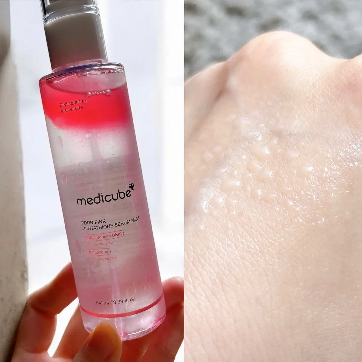 PDRNピンクセラムミスト/MEDICUBE/美容液を使ったクチコミ（3枚目）