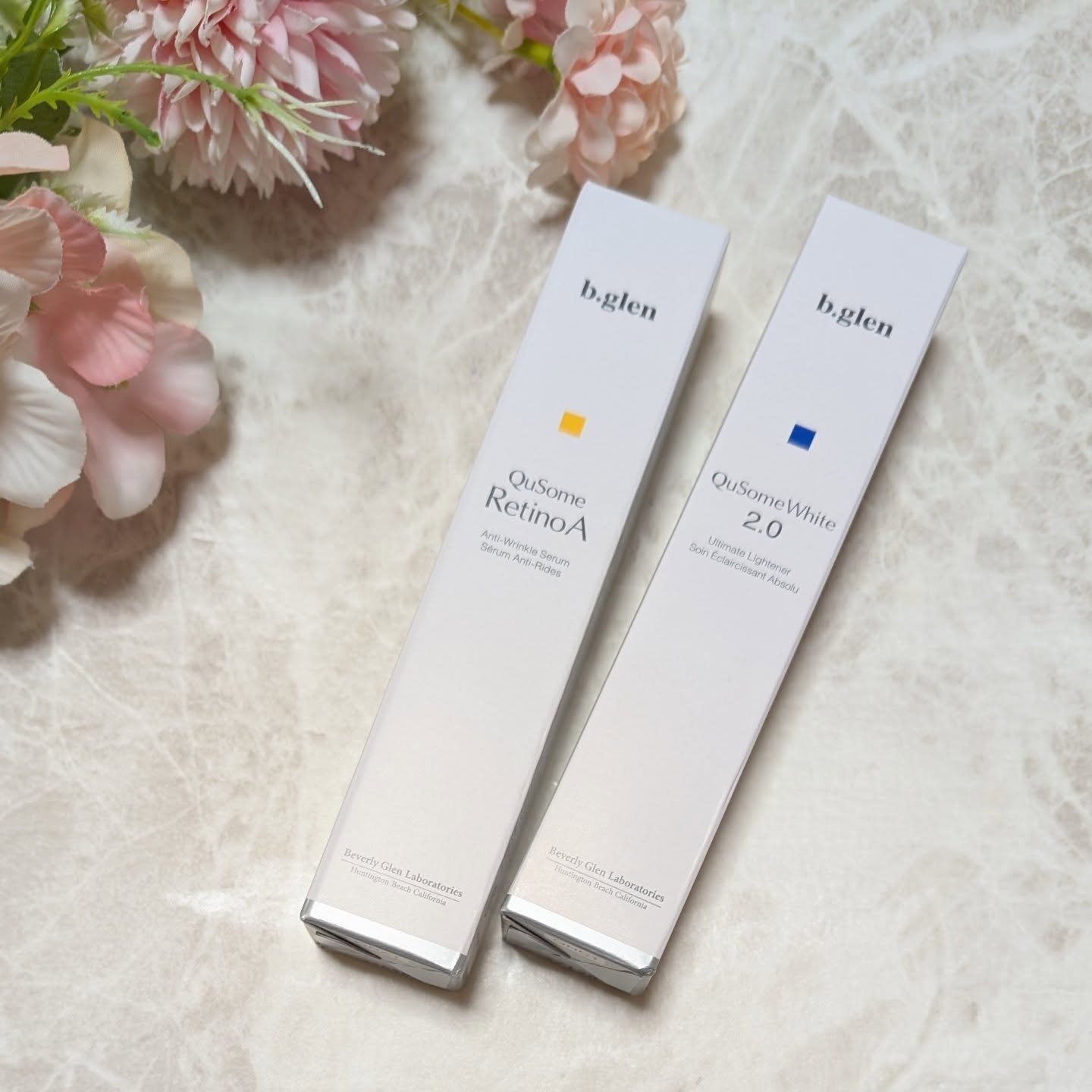 QuSomeレチノA/b.glen/美容液を使ったクチコミ（1枚目）