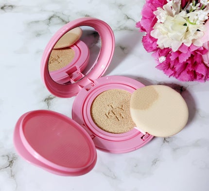 ピンクマグネットクッション/KEYTH/クッションファンデーションを使ったクチコミ(4枚目)