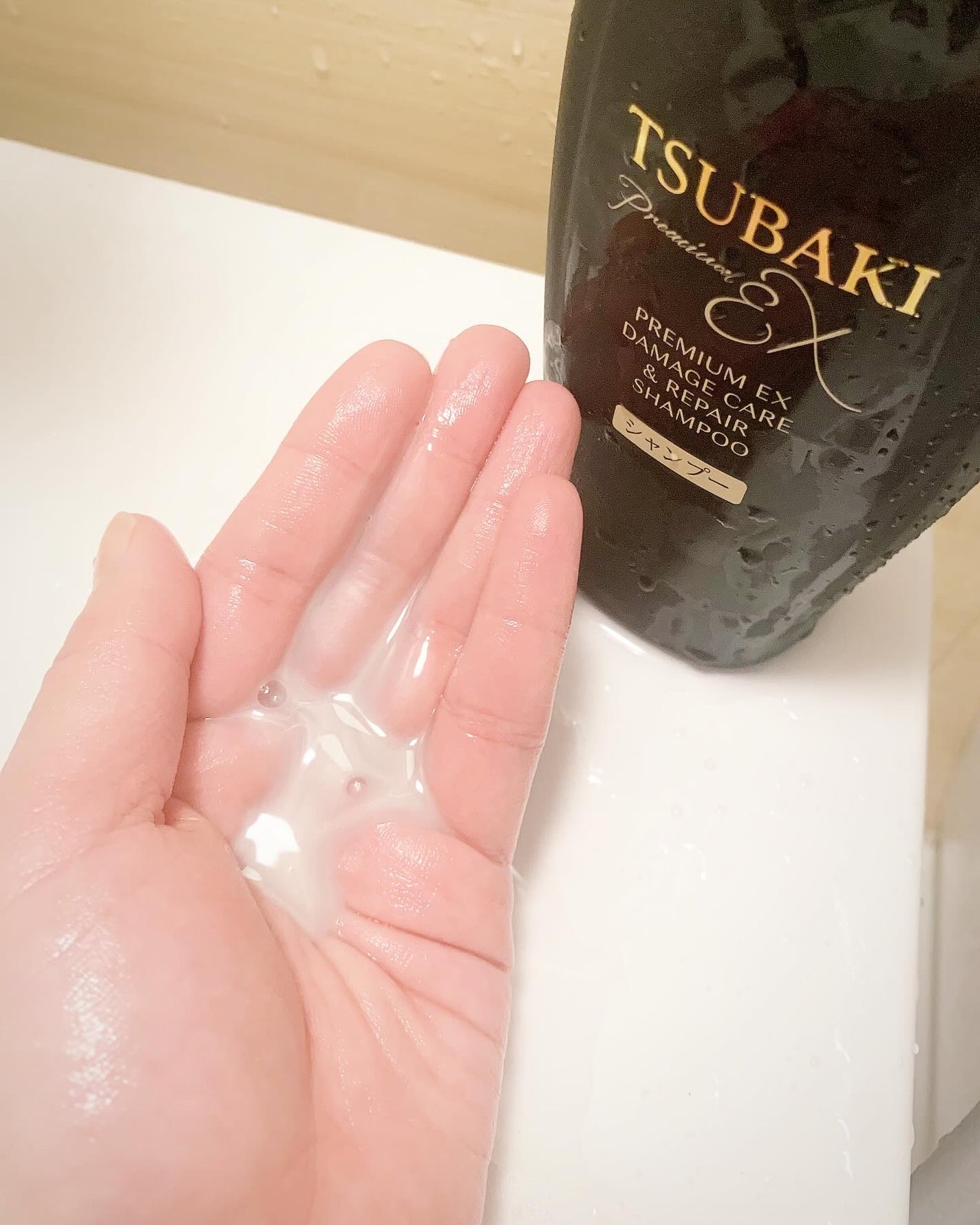 TSUBAKI プレミアムEX ダメージケア&リペア シャンプー/コンディショナートリートメント/TSUBAKI/シャンプー・コンディショナーを使ったクチコミ(3枚目)