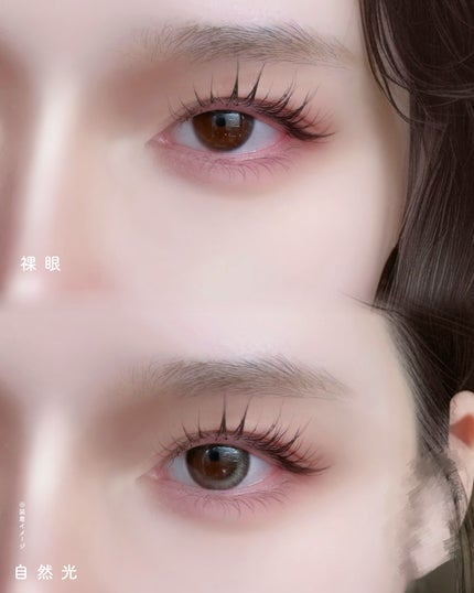 One & Only Kristin/Hapa kristin/カラーコンタクトレンズを使ったクチコミ(4枚目)