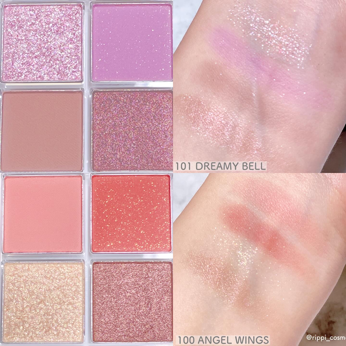 グリッターレイヤリングアイシャドウパレット/TWINKLE POP/アイシャドウパレットを使ったクチコミ（2枚目）