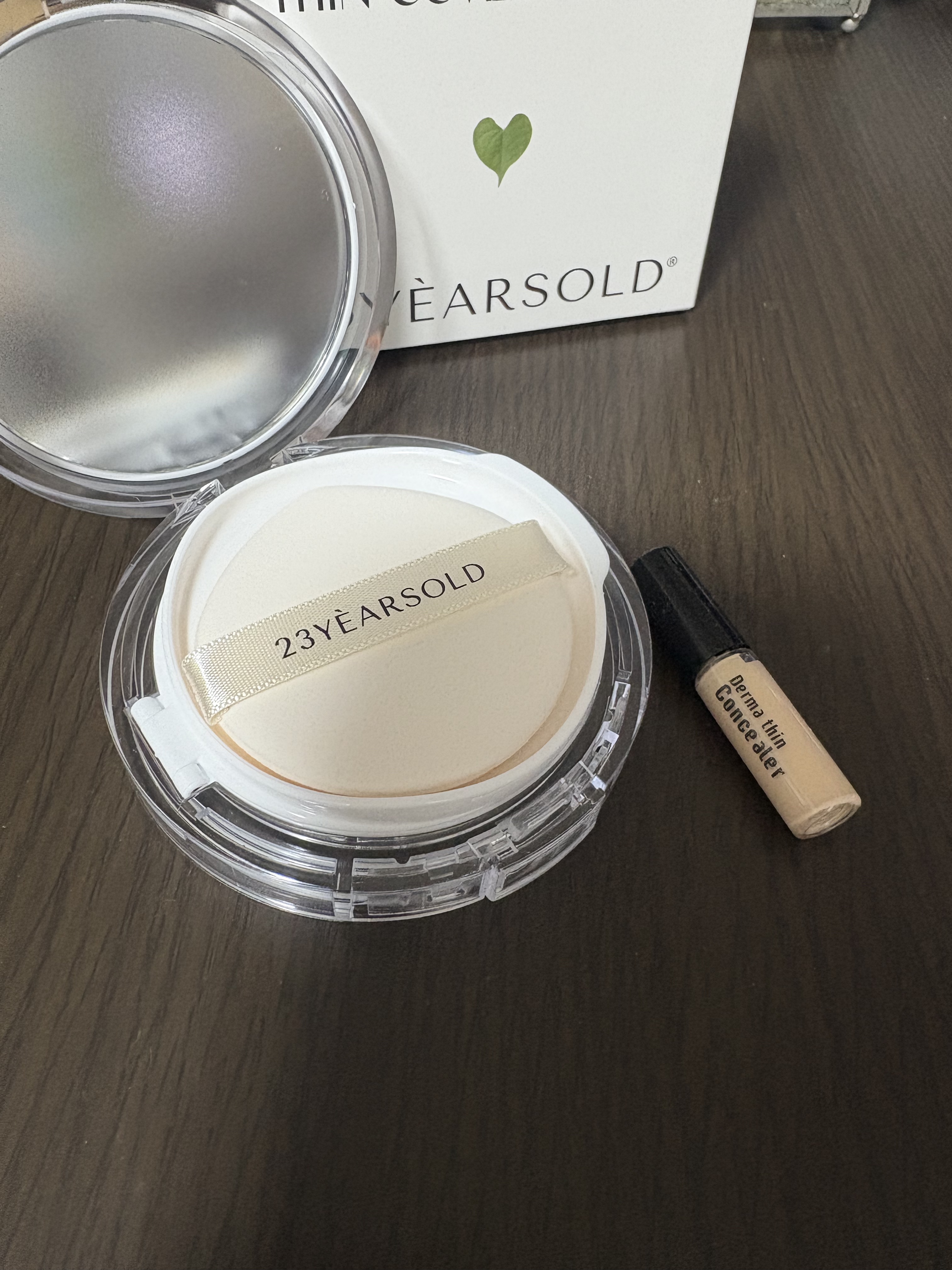 ハートリーフシーンカバークッション/23years old/クッションファンデーションを使ったクチコミ（2枚目）