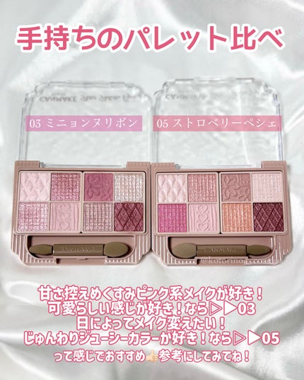 プティパレットアイズ/キャンメイク/パウダーアイシャドウを使ったクチコミ(5枚目)