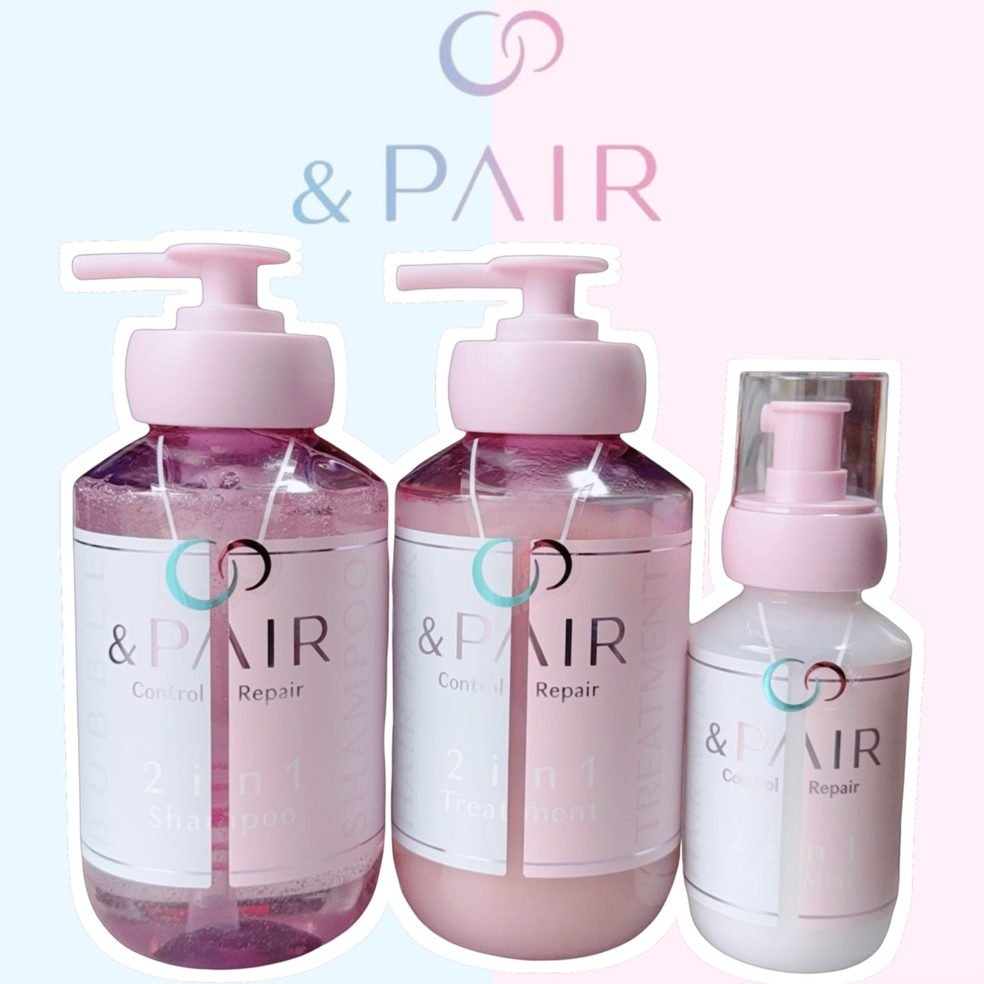 アンドペア コントロール リペア 2in1 ヘアミルクミスト/&PAIR/ヘアミストを使ったクチコミ(1枚目)