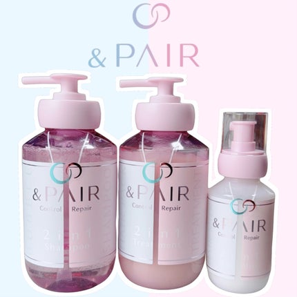 アンドペア コントロール リペア 2in1 シャンプー&ヘアトリートメント/&PAIR/市販シャンプーを使ったクチコミ(1枚目)