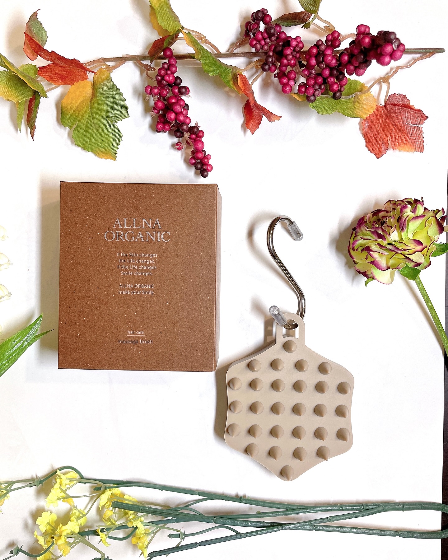 マッサージブラシ/ALLNA ORGANIC/スカルプブラシを使ったクチコミ（1枚目）