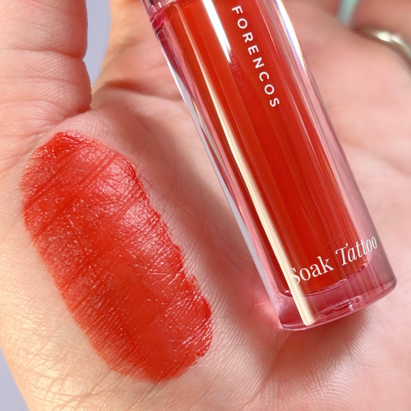 Soak Tattoo Tint/フォレンコス/リップグロスを使ったクチコミ(4枚目)