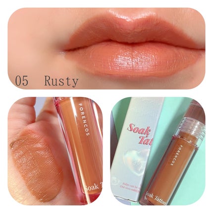 Soak Tattoo Tint/フォレンコス/リップグロスを使ったクチコミ(4枚目)