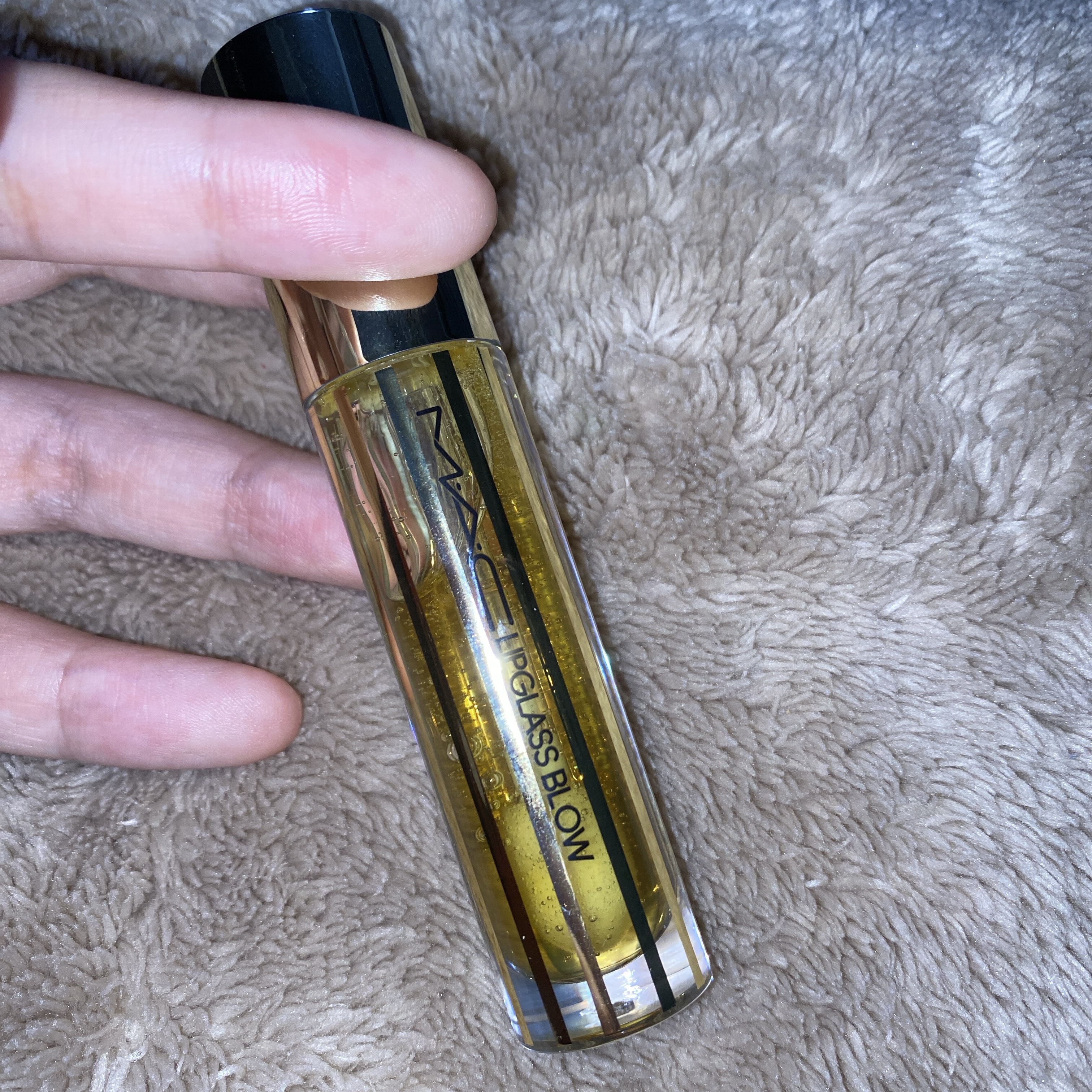 リップガラス ブロウ ジンジャ ジンガー（クリア）/M・A・C/リッププランパーを使ったクチコミ（1枚目）