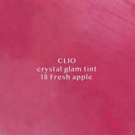 クリスタル グラム ティント 18 フレッシュアップル(FRESH APPLE)/CLIO/リップティントを使ったクチコミ（3枚目）
