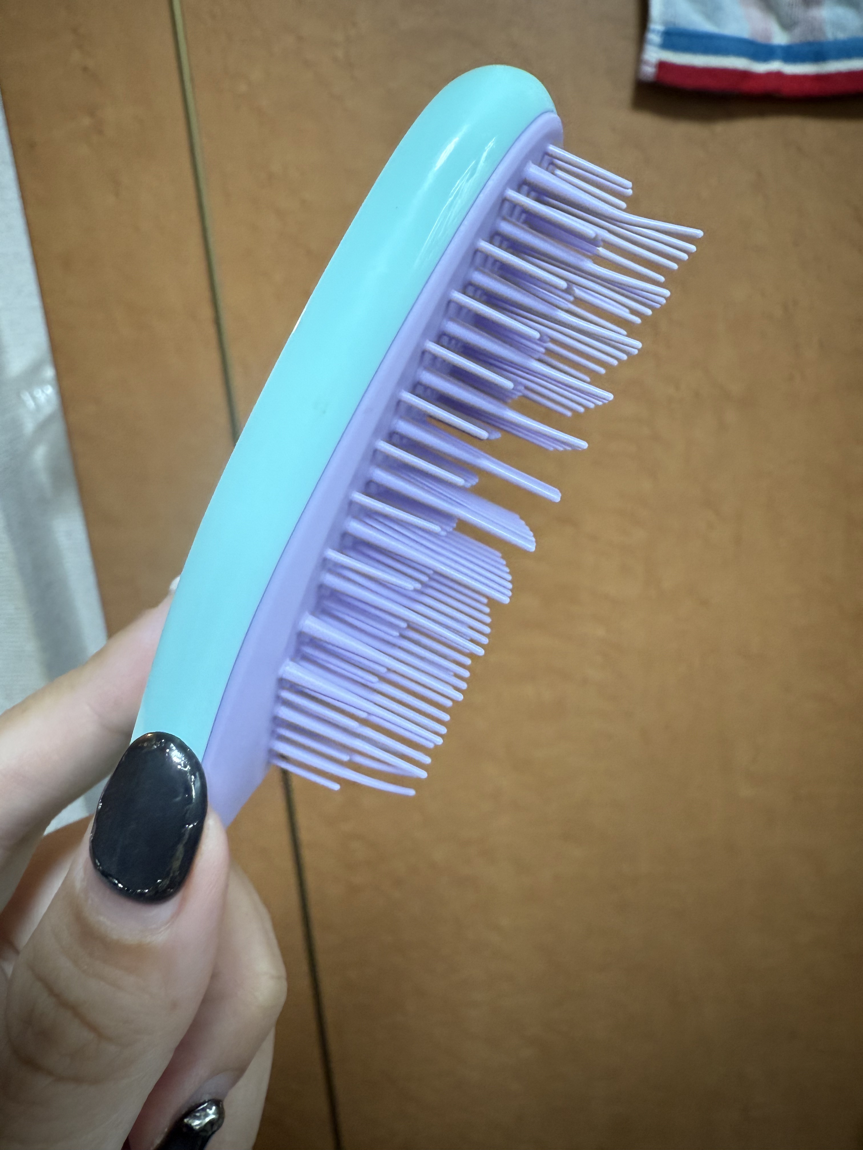 タングルティーザー ザ・アルティメットディタングラー ミニ ウィステリアリーフ/TANGLE TEEZER/ヘアブラシを使ったクチコミ（2枚目）