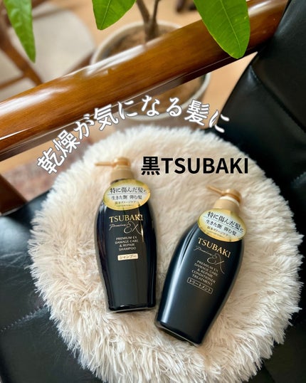 TSUBAKI プレミアムEX ダメージケア&リペア シャンプー/コンディショナートリートメント/TSUBAKI/シャンプー・コンディショナーを使ったクチコミ(1枚目)