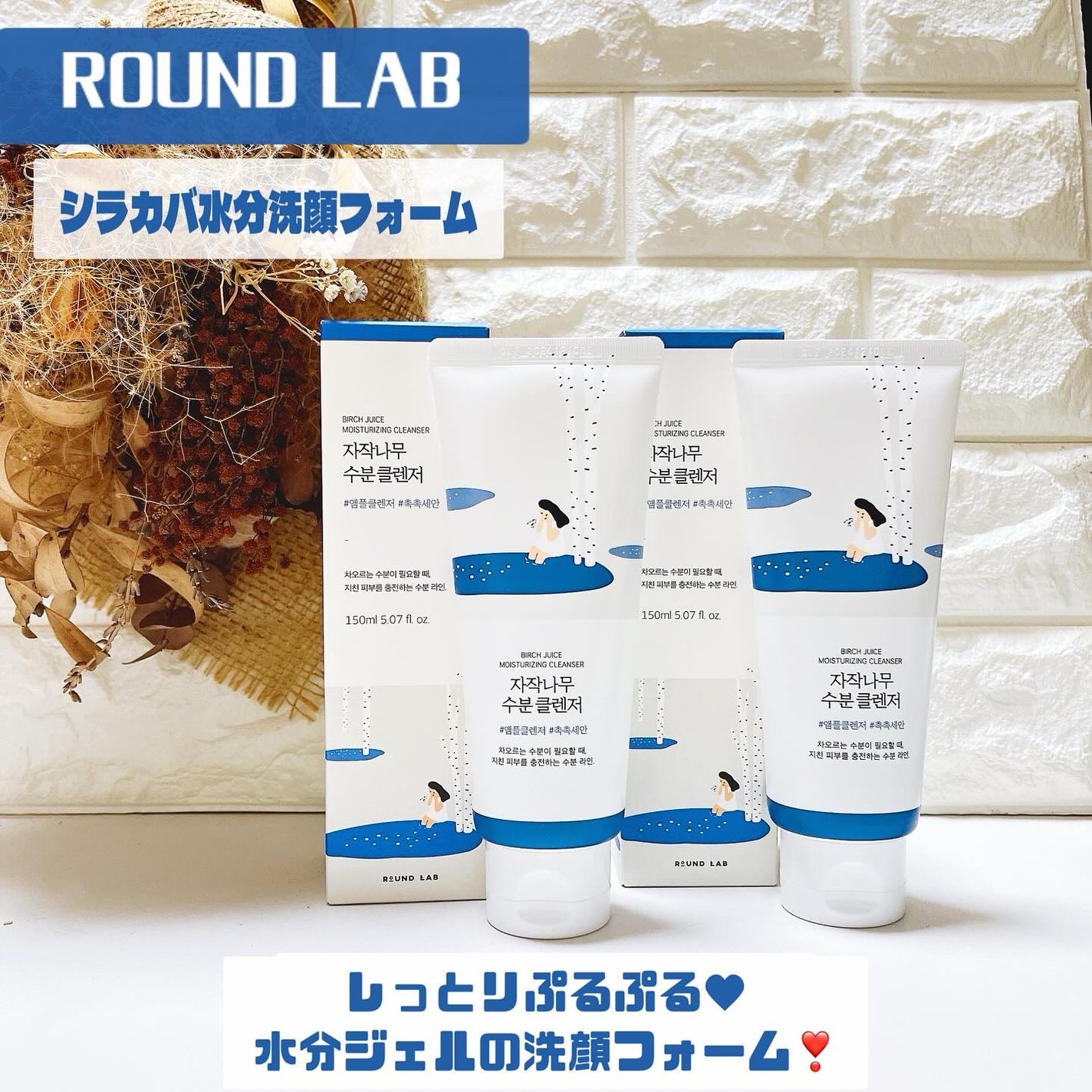 白樺クレンザー/ROUND LAB/洗顔フォームを使ったクチコミ(1枚目)