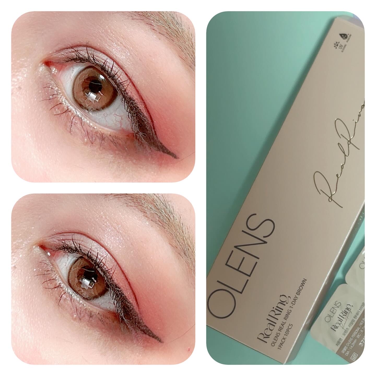 Real Ring 1day/OLENS/ワンデー（１DAY）カラコンを使ったクチコミ（3枚目）