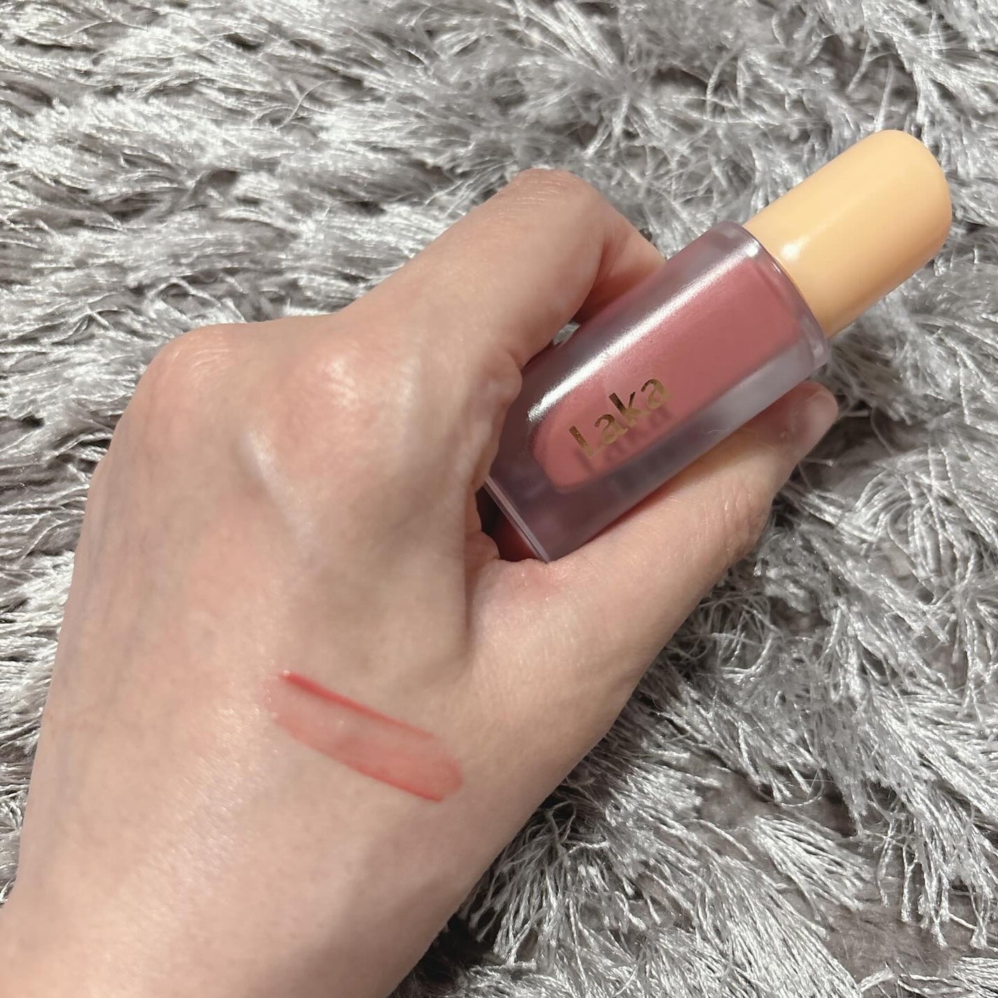 フルーティーグラムティント/Laka/リップティントを使ったクチコミ(3枚目)