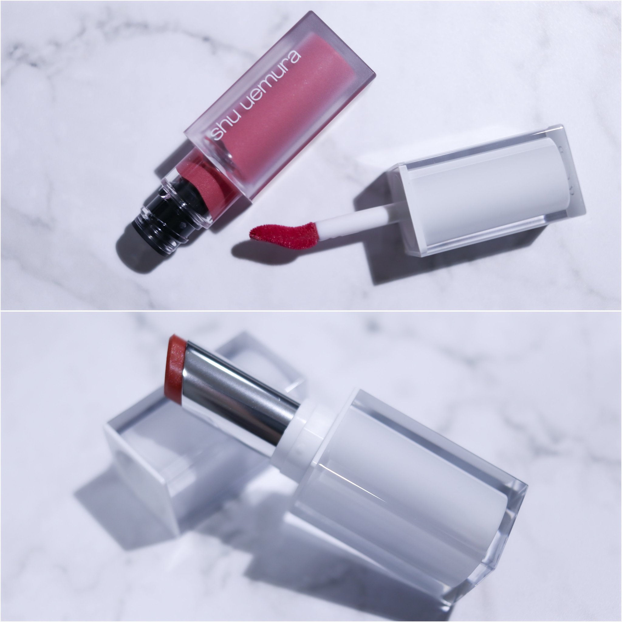 キヌケアグローアップ グリーム/shu uemura/口紅を使ったクチコミ（2枚目）